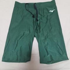 MIZUNO　サッカー　ダークグリーン　インナータイツ　LSizeのサムネイル