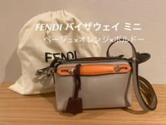 美品/ FENDI フェンディ バイザウェイ ミニ バッグ ベージュ バイカラーのサムネイル