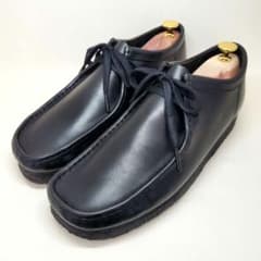 【美品】クラークス ワラビー 定番 11826 ブラックレザー 27cm 美品】クラークス ワラビー 定番 11826 ブラックレザー 27cm - メルカリ