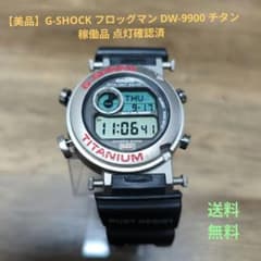 【美品】G-SHOCK フロッグマン DW-9900 チタン 稼働品 点灯確認済のサムネイル