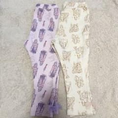 【お値下げ】Disney ラプンツェル フリースパンツ 100cm 2枚セットのサムネイル
