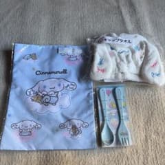 シナモロール キャップタオル 巾着 スプーン フォーク セットのサムネイル