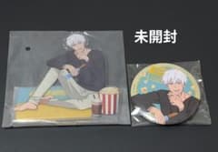 呪術廻戦・五条悟・ アクリルスタンド&缶バッジセット・未開封・USED品