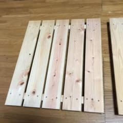 ミニすのこ　２枚セット　池川木材　国産桧　5枚打のサムネイル