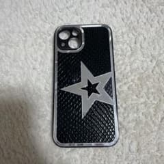 SHEIN iPhone13ケース スターデザイン ブラックのサムネイル