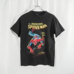 MARVEL Spider-Man 100th Anniversary Edition American Comic T-Shirt Black M
