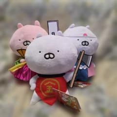 うさまる　うさこ　かぐや姫、金太郎、桃太郎ぬいぐるみ　むかしばなし　昔話