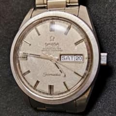 OMEGA Seamaster 本体 シルバー文字盤　ジャンク品 ジャンク ヴィンテージ OMEGA Seamaster 自動巻 梨地文字盤 - メルカリ