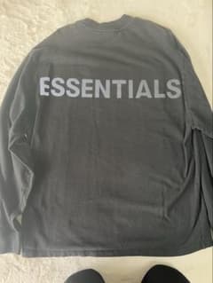 ESSENTIALS ブラック 長袖カットソー Lサイズのサムネイル
