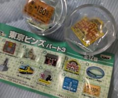 ピンバッジ　東京駅 &切符 2点セットのサムネイル