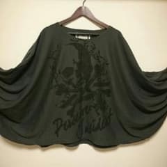 結花＊様専用☆ドクロ柄 モモンガスリーブ トップスのサムネイル