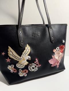 COACH コーチ トートバッグ シティー 刺繍 タトゥー 和彫 レザー COACH コーチ トートバッグ シティー 刺繍 タトゥー 和彫 レザー