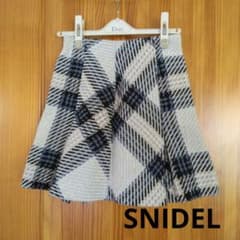 SNIDEL チェック柄 ミニスカート