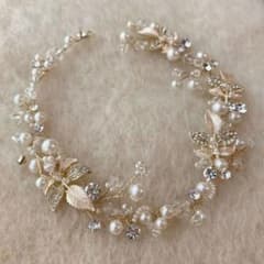 美品！WITH A WHITE ヘッドドレス 小枝のサムネイル