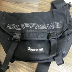 Supreme Denim Messenger Bag "Black" 25FWのサムネイル