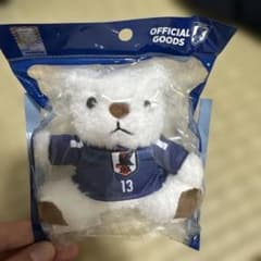 サッカー日本代表　ユニフォームベアキーホルダー　中村敬斗のサムネイル