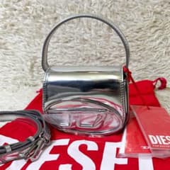 未使用級】ディーゼル 1DR ショルダーバッグ XS シルバー 2way - メルカリ
