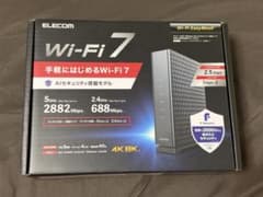 【未開封品】Wi-Fi 7 セキュリティ搭載ルーター WRC-BE36QSD-Bのサムネイル