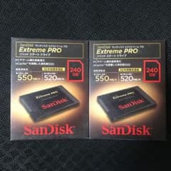 サンディスク extreme pro ssd 240GB 2個のサムネイル