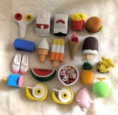 おもしろ消しゴム セット 20個 まとめ売りのサムネイル