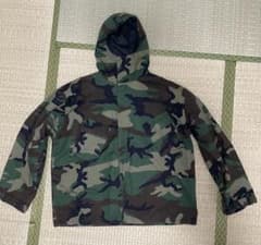 お*ー様 古着90年代　米軍実品迷彩柄　ウッドランドカモケミカルプロテクティブジのサムネイル