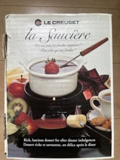 LE CREUSET la Saucier レッド フォンデュ鍋のサムネイル