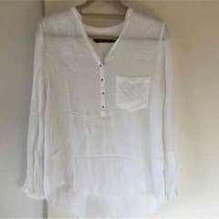 Zara white ジャツのサムネイル