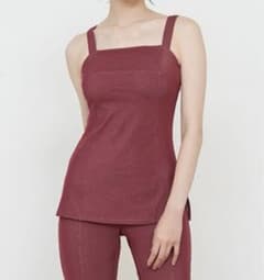 はじめちゃん様専用　SUKALA スカーラ　リブデニムロングキャミソールのサムネイル