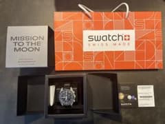 新品OMEGA omega swatch オメガスウォッチMoonのサムネイル
