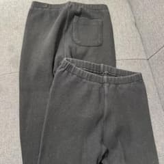 ユニクロ　UNIQLO 10分丈レギンス黒　90サイズ 2枚セットのサムネイル