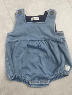 デニム ロンパース 70cmのサムネイル