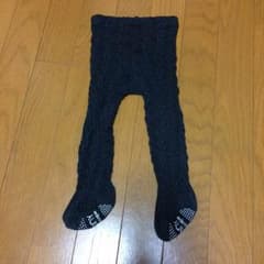 70㎝〜80㎝♡ニットタイツ♡チャコールグレーのサムネイル