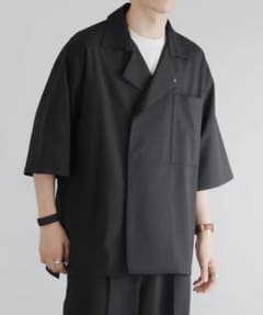 【美品】epnok ダブルオープンカラールーズシャツ(元値¥4,950)のサムネイル