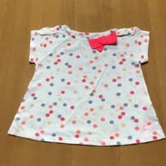 もっちゃん様専用　プチバトー　Tシャツ86　BEBEボーダーTシャツのサムネイル