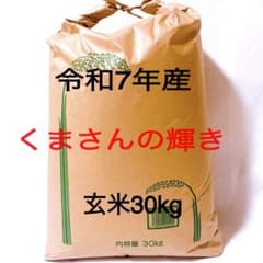 令和7年産 熊本県産 くまさんの輝き 30kg お米 玄米 30キロ 送料無料 