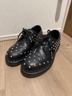 【希少】ドクターマーチン 1461 STUD 3ホール スタッズ 黒のサムネイル