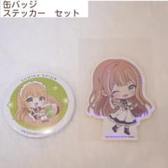 学園アイドルマスター 紫雲清夏 缶バッジ ステッカー セットのサムネイル