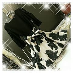 新品　L 女優ドレスワンピース　ヴィスコンティ好き　可愛い☆のサムネイル