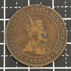 カナダ 1セント エドワード7世 1903年 外国コイン 古銭 - メルカリ