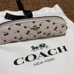 COACH チェリー柄 ペンケース ポーチ COACH チェリー柄 ペンケース ポーチ