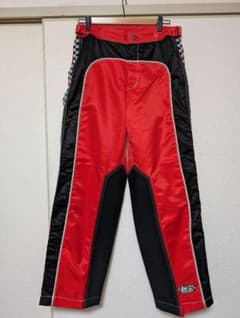 GOLDWIN SPORT バイク用パンツ レッド×ブラック チェッカー柄のサムネイル