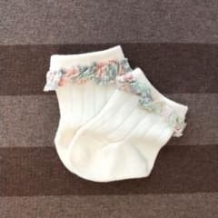 新生児　女の子　お宮参り　ソックスのサムネイル
