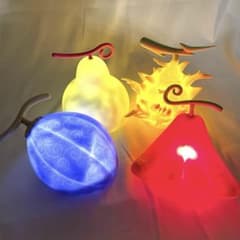 ONE PIECE 悪魔の実 ルームライト 4個セット/ワンピース