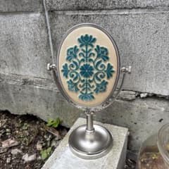 資生堂 スタンドミラー 鏡 花椿 SHISEIDO 昭和レトロ 記念品