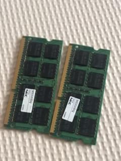 ノートパソコン用メモリ　4GB x2のサムネイル