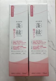 越後酵素 蓬緑 腸活ケア 720ml 未開封　　2本セットのサムネイル