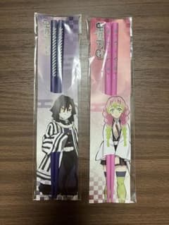 鬼滅の刃 キャラクター箸セット　伊黒小芭内　甘露寺蜜璃のサムネイル