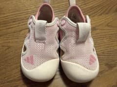 adidas ベビーサンダル ピンクのサムネイル