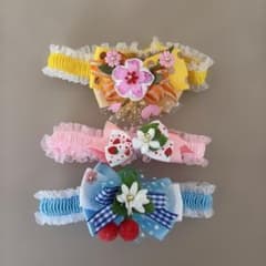 【3本セット】ペット　犬用　チョーカー　アクセサリーのサムネイル