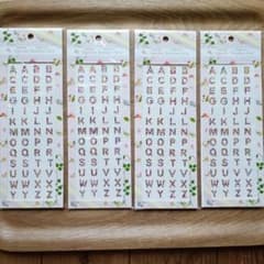 新品未使用✦Alphabet Sticker アルファベットデコシール４セットのサムネイル